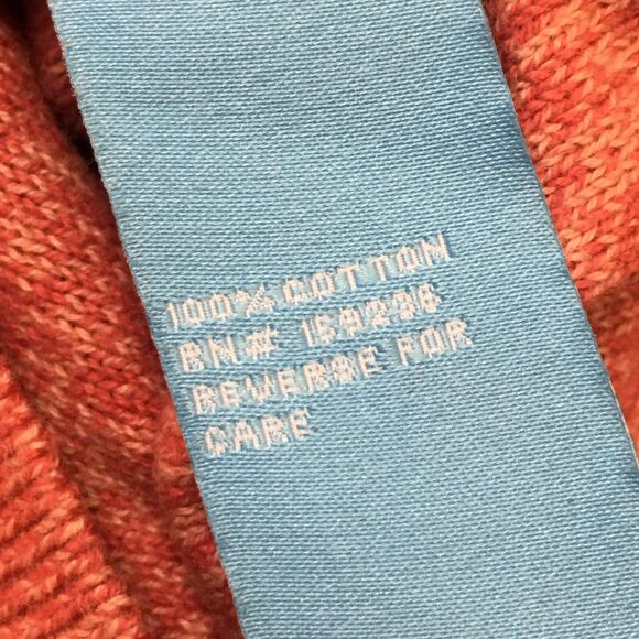 J McLAUGHLIN Sweater Men's L Candy Cane Red Crew Neck Pullover Speckled Cotton - Picture 11 of 16